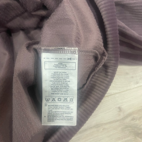 Adidas purple Sweater Hoodie -1X - Picture 8 of 12